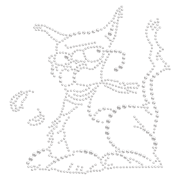 Crystal Wild Cat Rhinestone Image